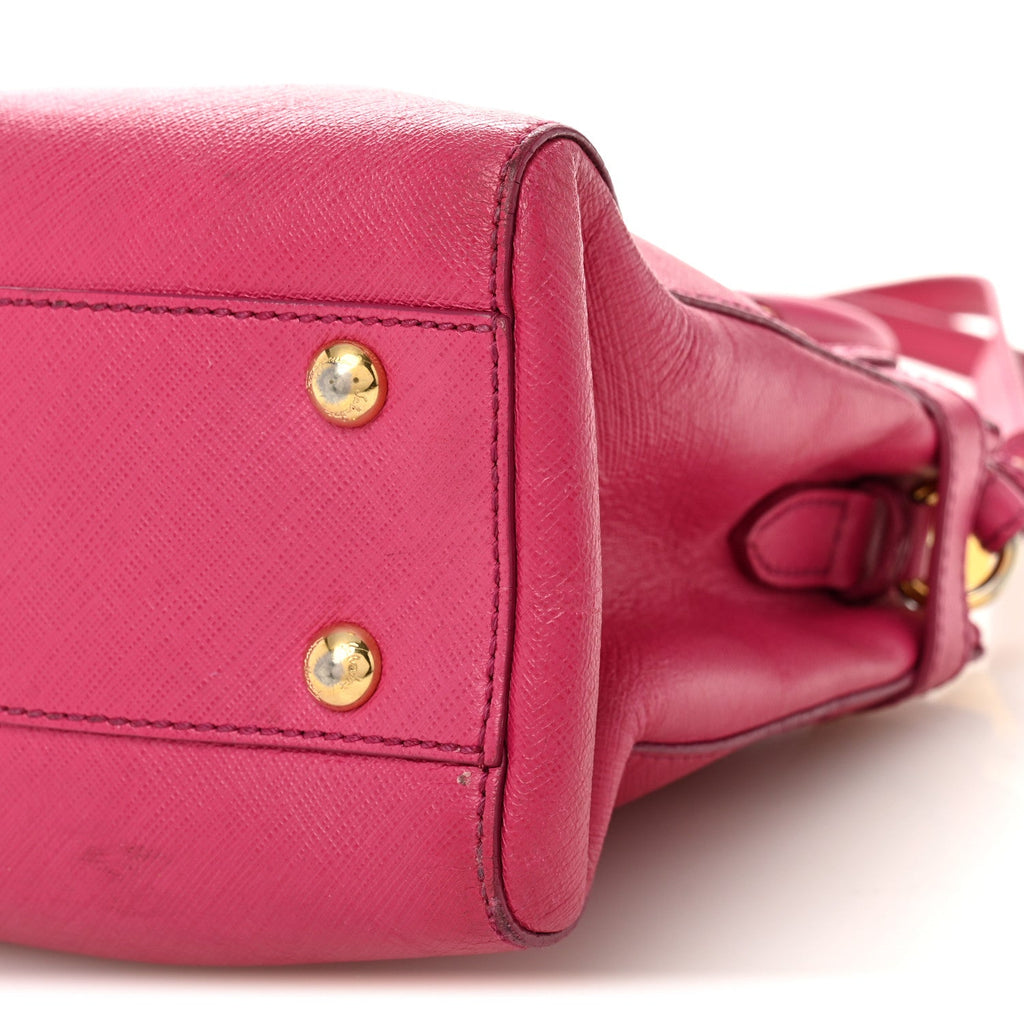 Hammered Calfskin Batik Tote Pink