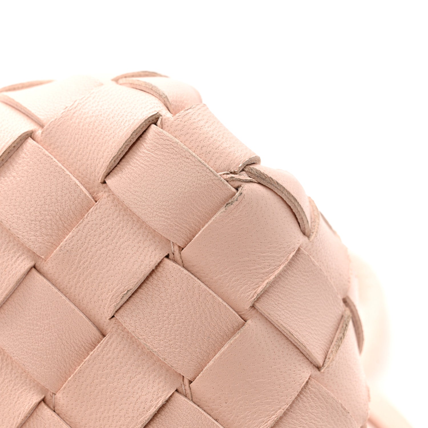 Nappa Intrecciato Small Parachute Shoulder Bag Cameo