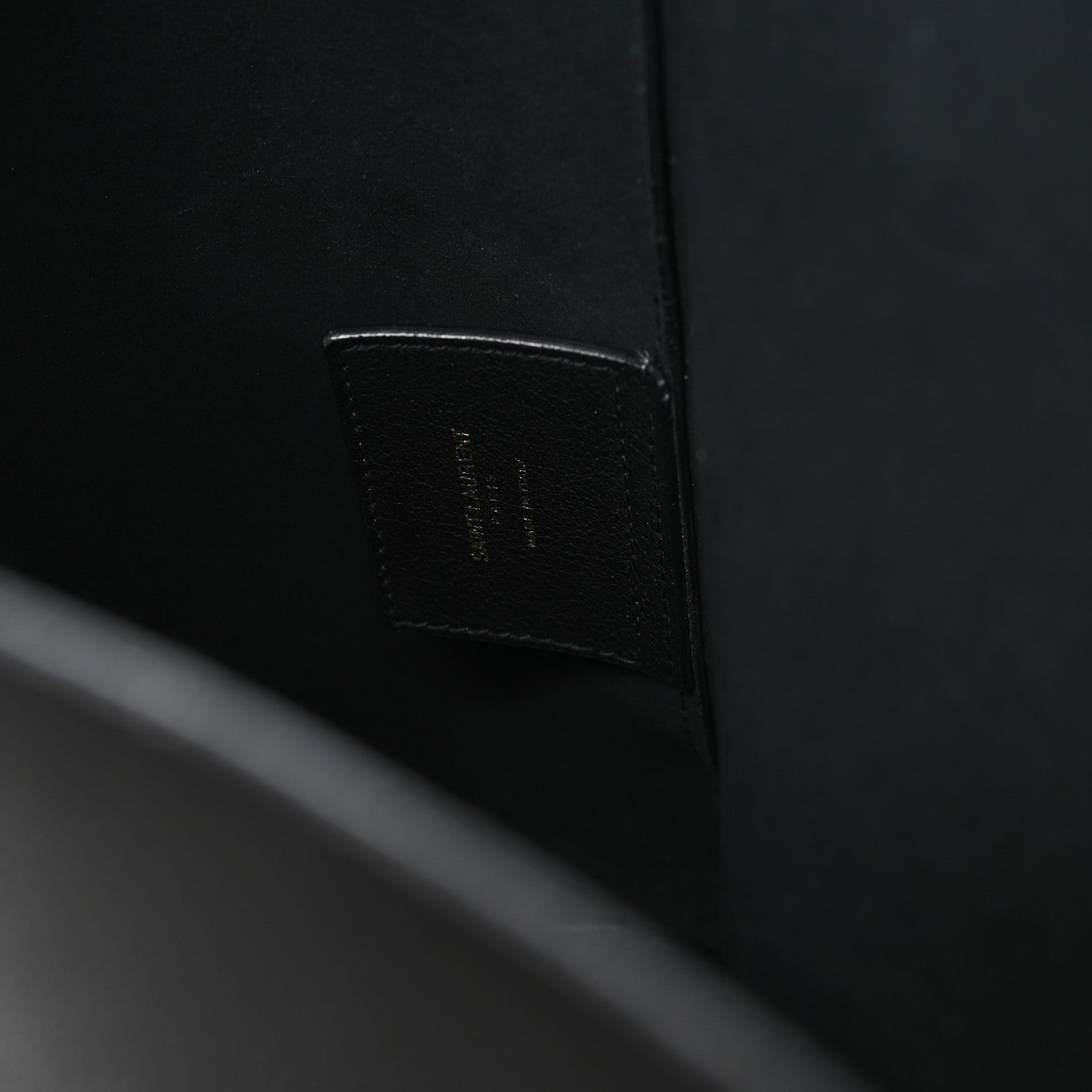 Calfskin Large Shopping Tote Black