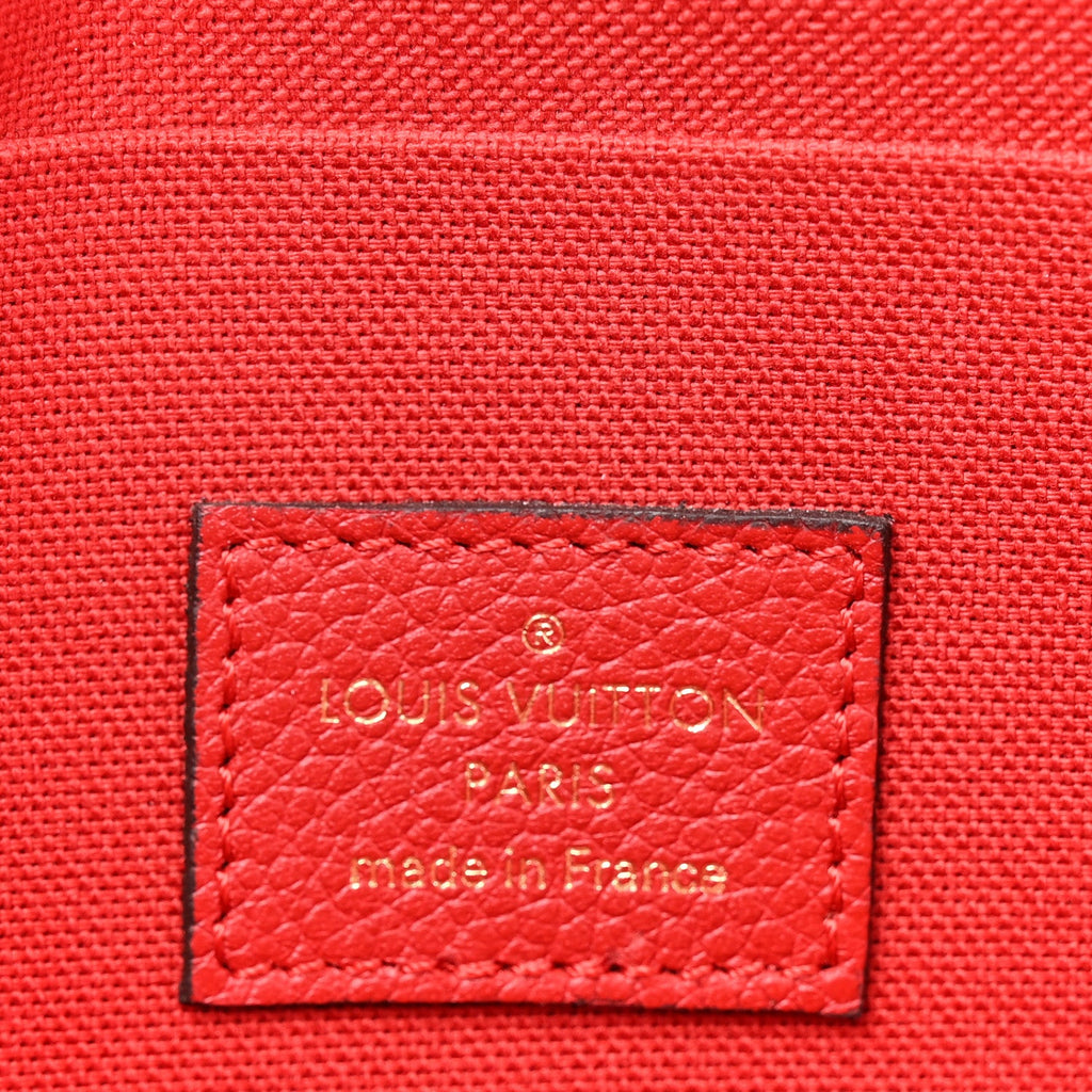 Empreinte Pochette Felicie Chain Wallet Scarlet