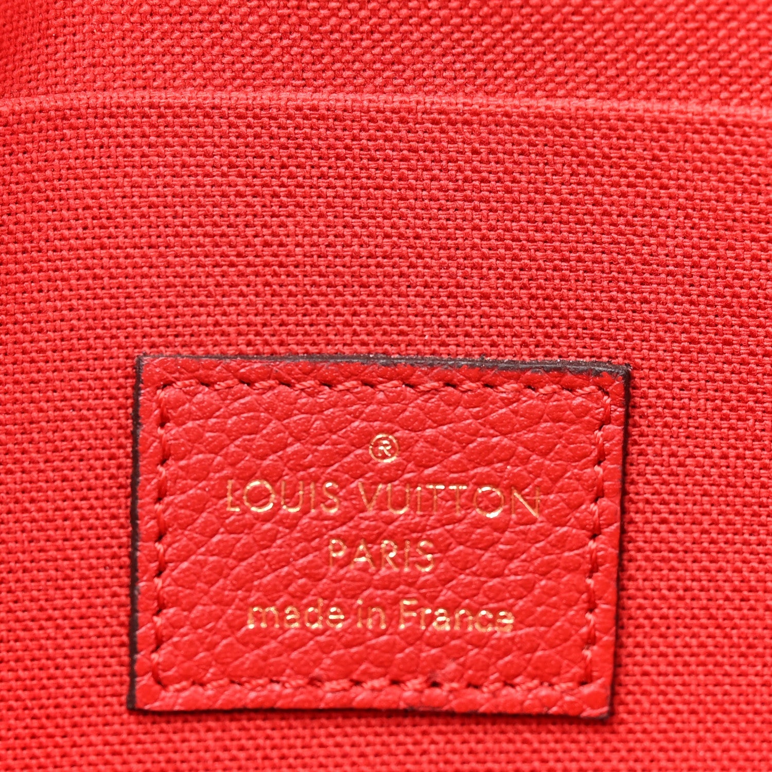 Empreinte Pochette Felicie Chain Wallet Scarlet