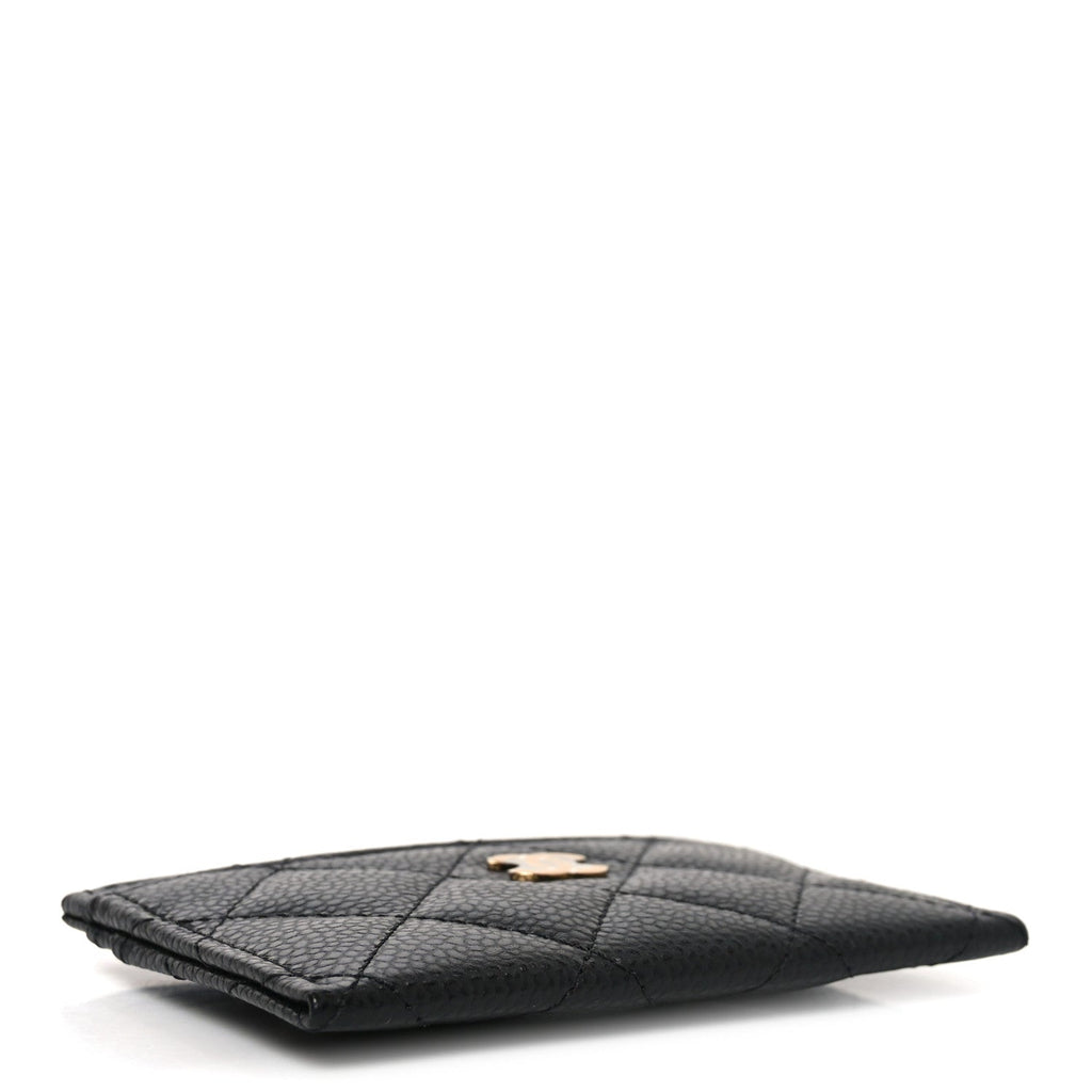 Caviar Quilted  Holder Black