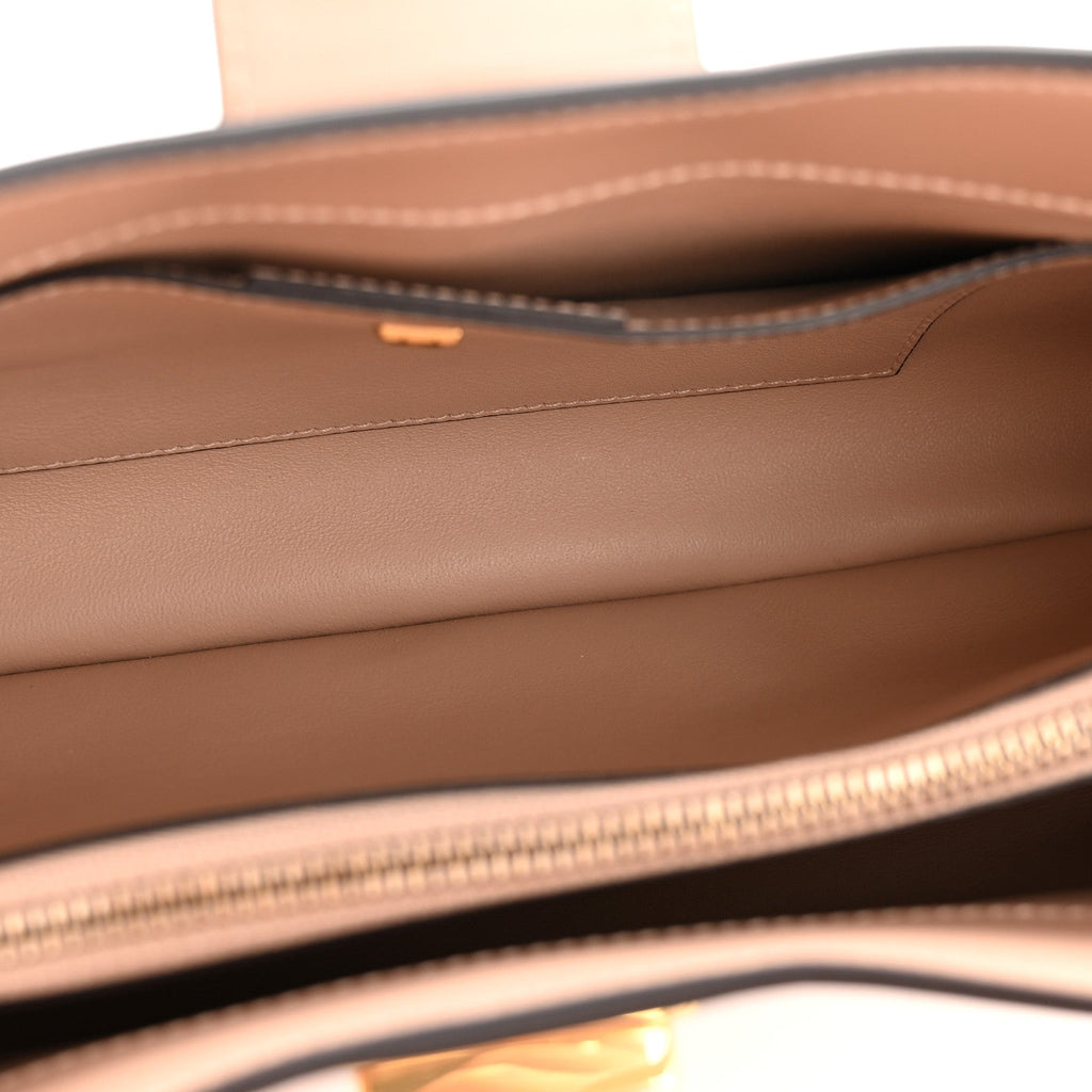 Calfskin Trifolio Shoulder Bag Amaretti