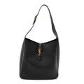 Grained Calfskin Large Le 5 A 7 Soft Hobo Black