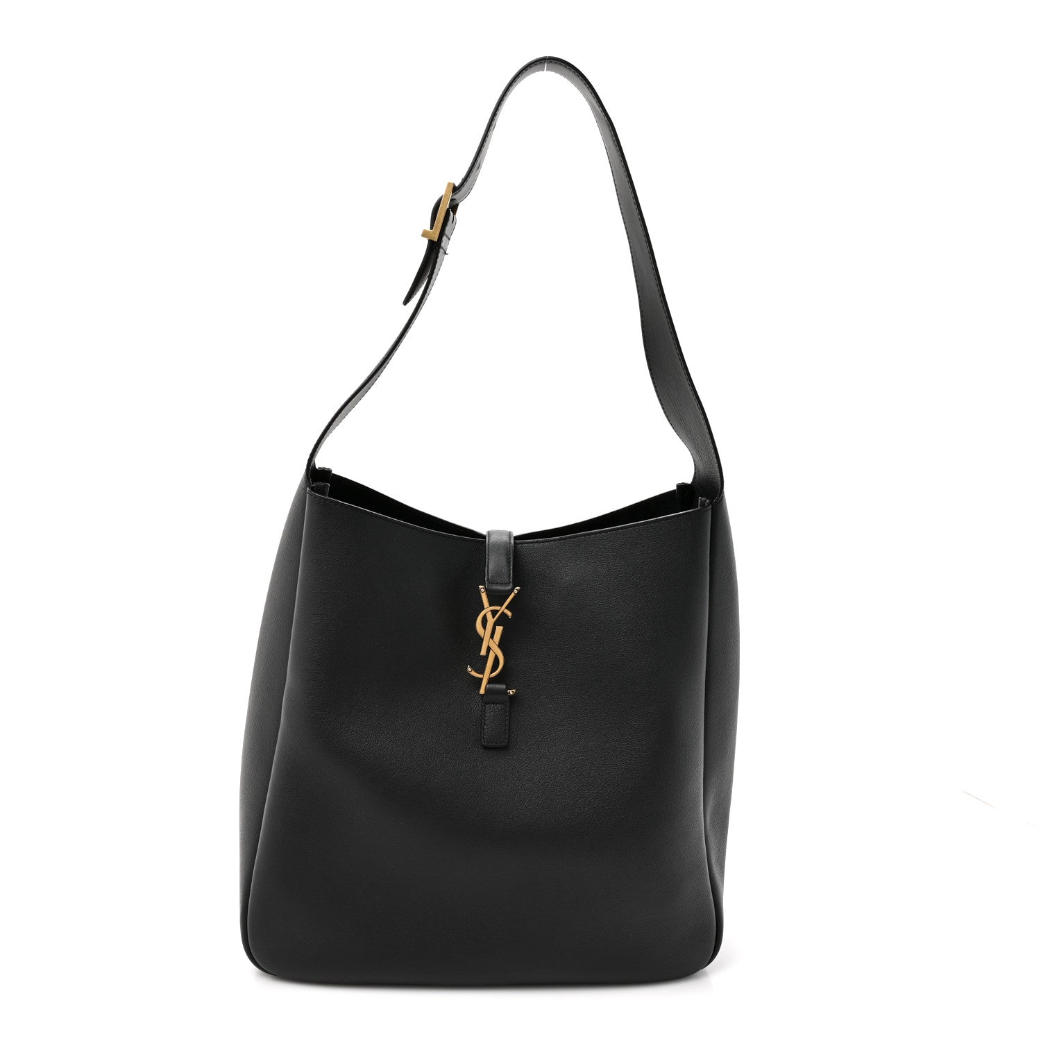 Grained Calfskin Large Le 5 A 7 Soft Hobo Black