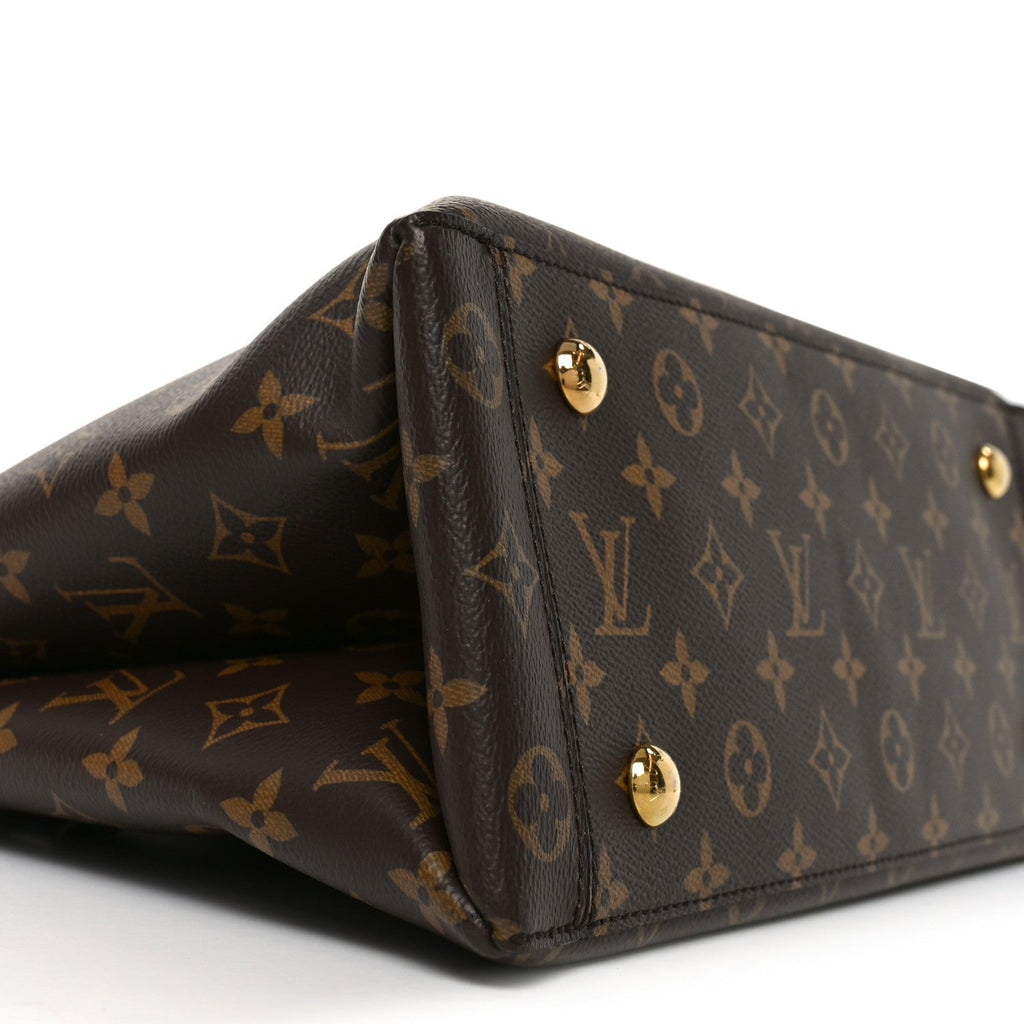 Monogram Flower Tote Black