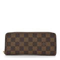 Damier Ebene Clemence Wallet Cherry