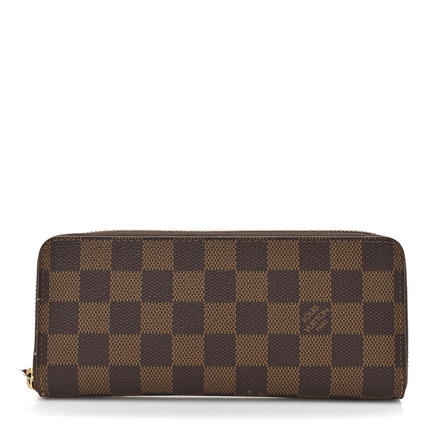 Damier Ebene Clemence Wallet Cherry
