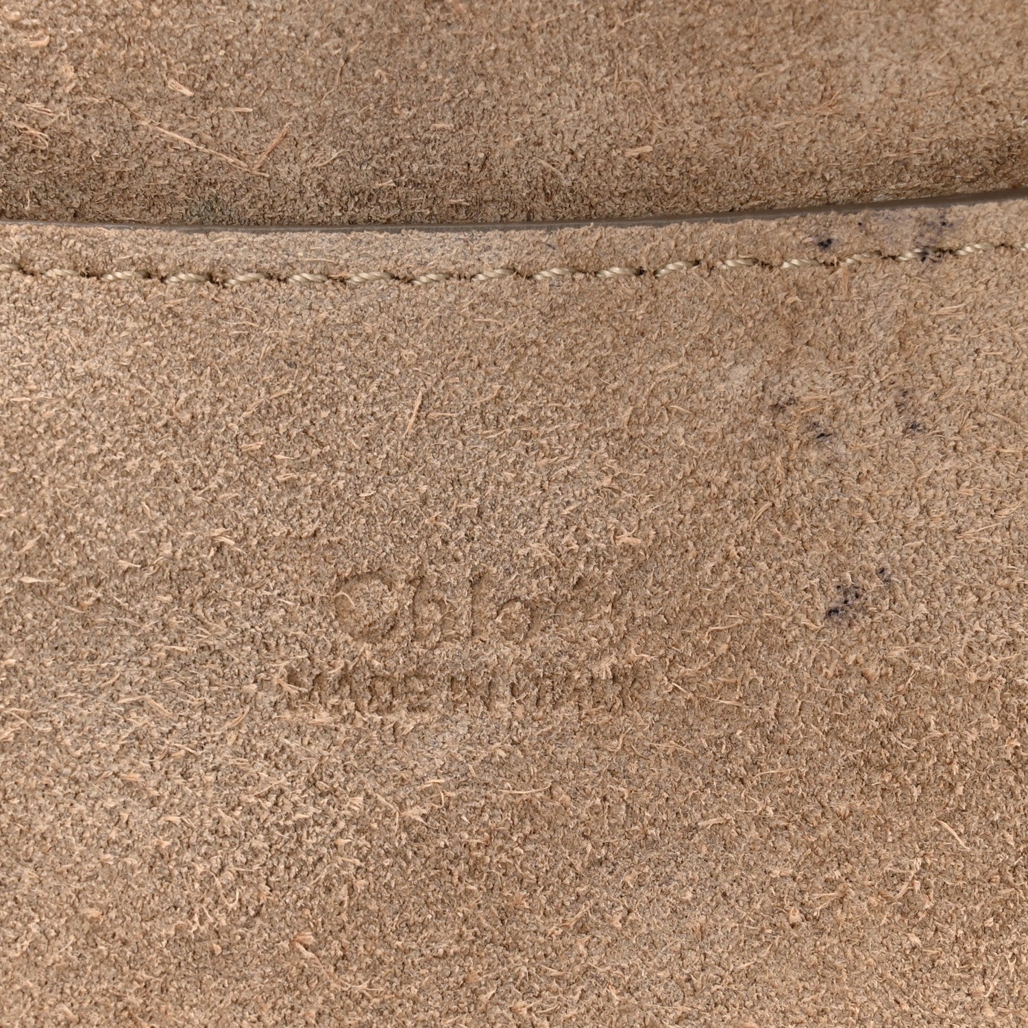 Calfskin Suede Mini Chain Faye Shoulder Bag Ash Blue