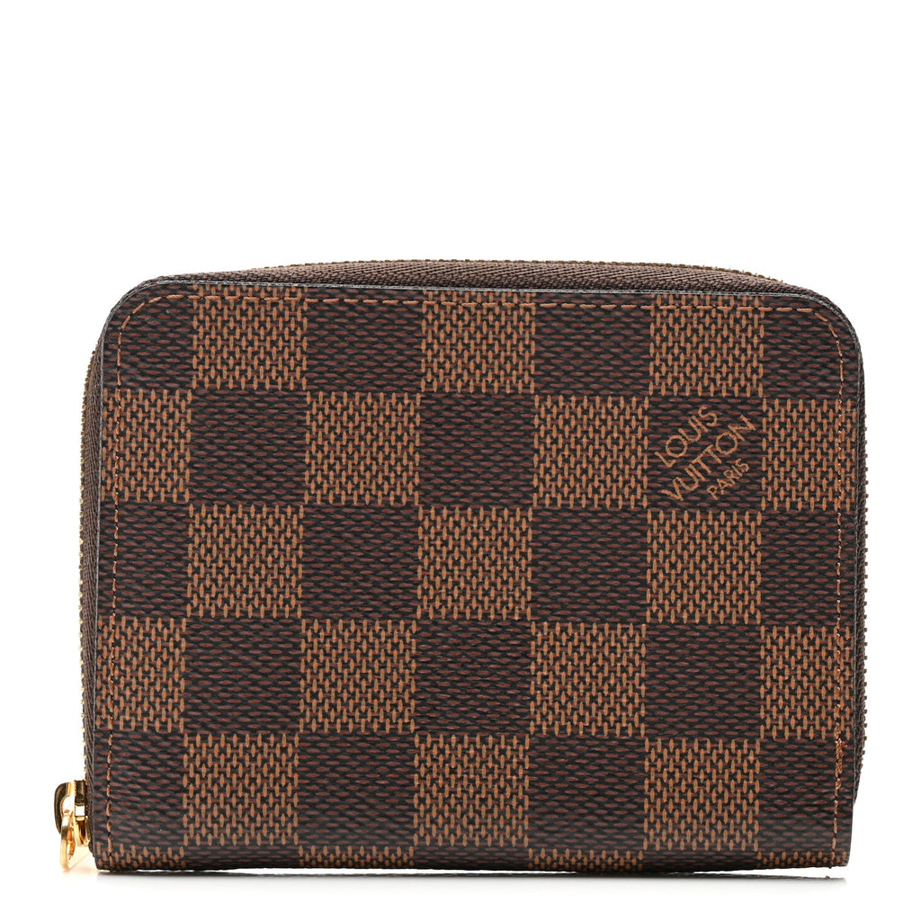 Damier Ebene Zippy Coin Purse