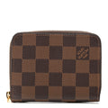 Damier Ebene Zippy Coin Purse