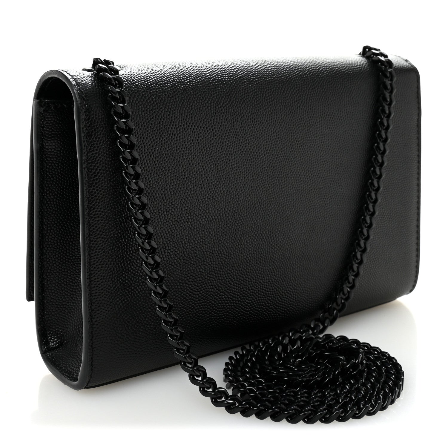 Grain De Poudre Small Monogram Monochrome Kate Satchel Black