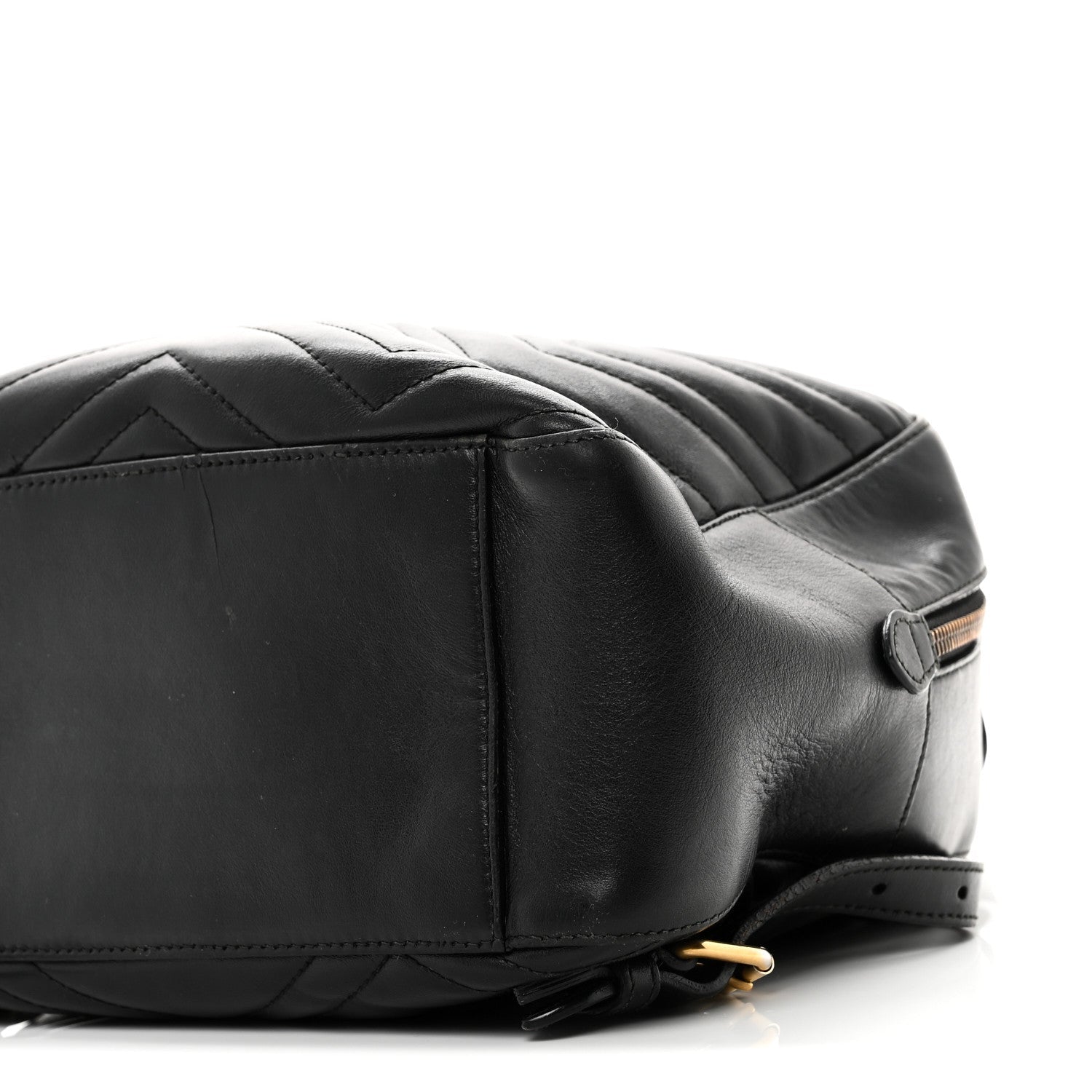 Calfskin Matelasse GG Marmont Dome Backpack Black