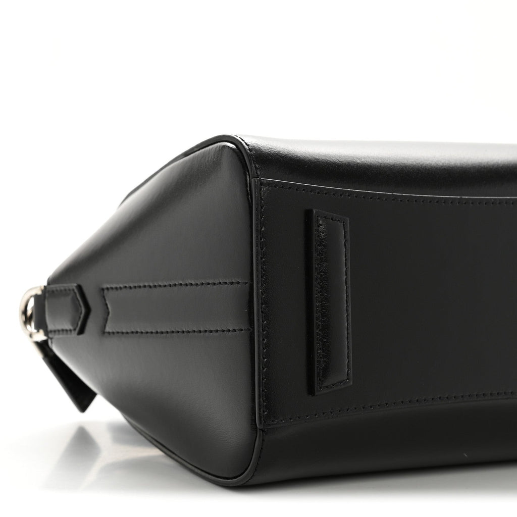 Shiny Lord Calfskin Mini Antigona Black