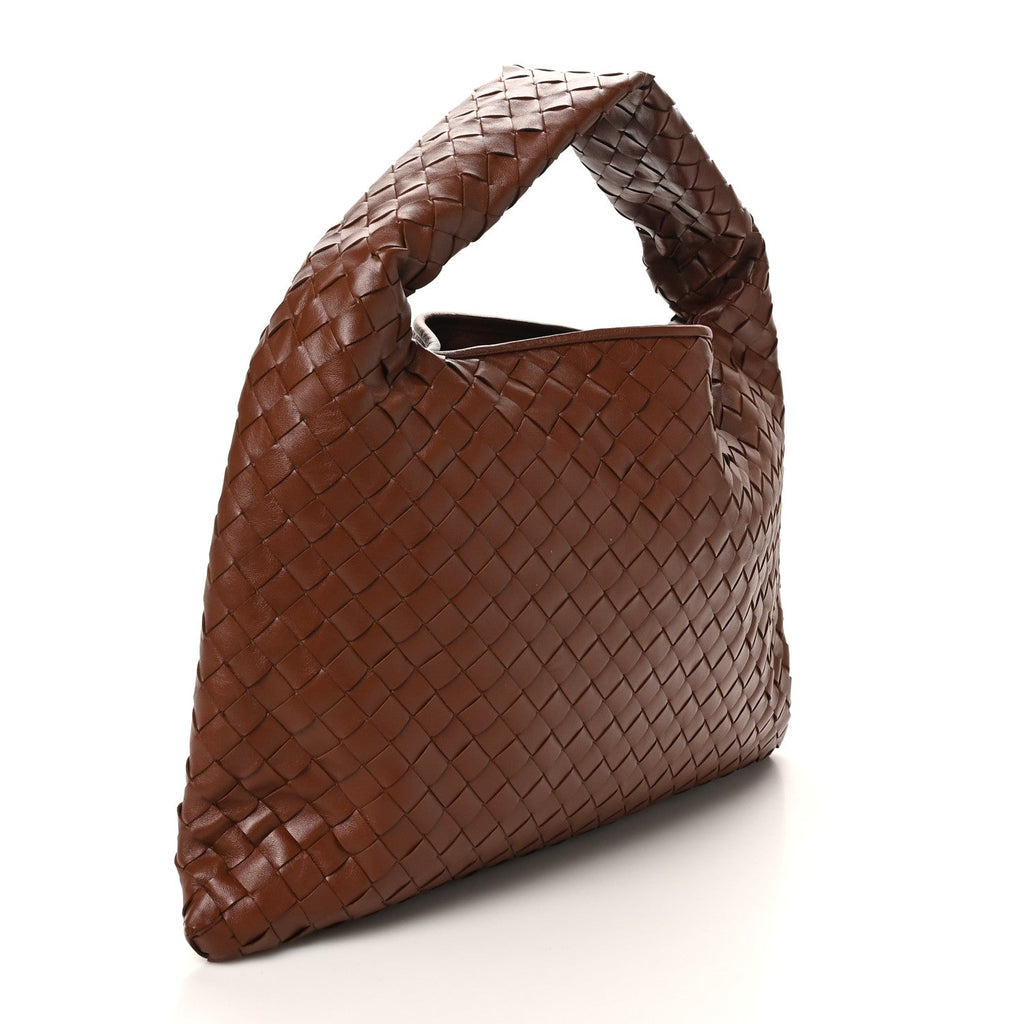 Calfskin Intrecciato Small Hop Sapele