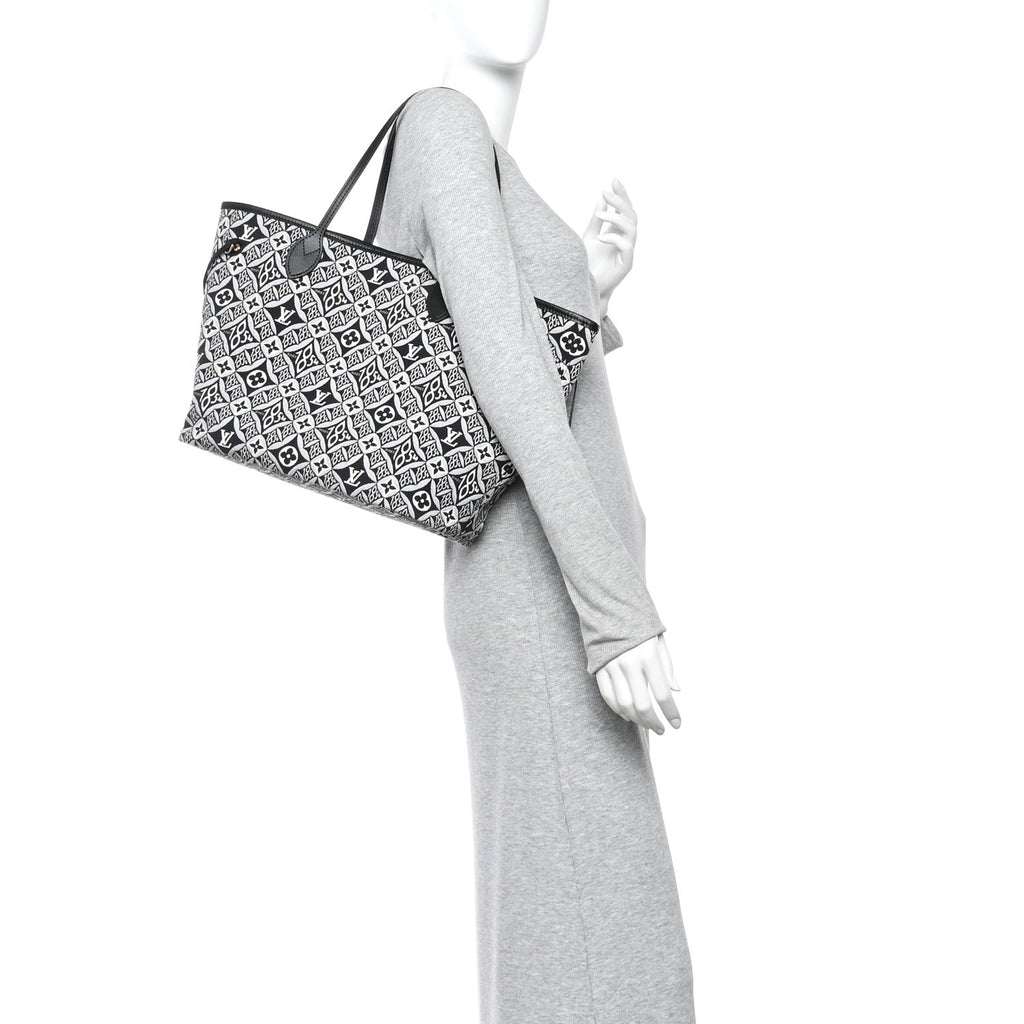 Jacquard Since 1854 Neverfull MM Grey