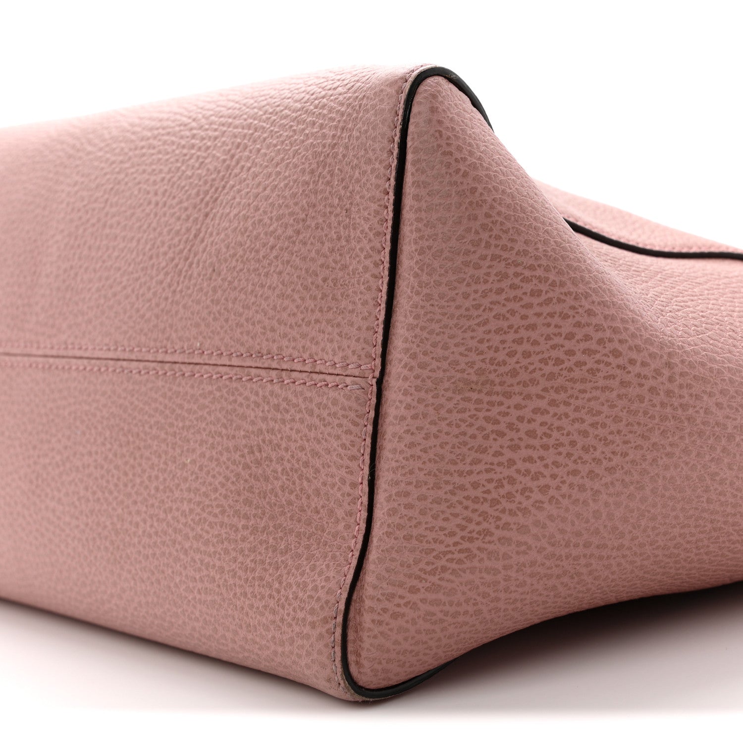 Dollar Calfskin Small Swing Tote Soft Pink