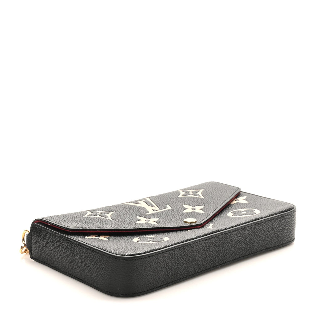 Empreinte Monogram Giant Felicie Pochette Black Beige