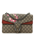 GG Supreme Monogram Blooms Small Dionysus Shoulder Bag Beige Multicolor Dry Rose