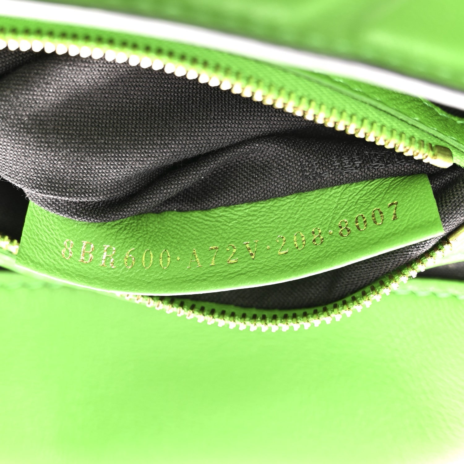 Nappa FF 1974 Embossed Baguette Tomatillo