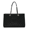 Caviar Quilted XL Grand Shopping Tote GST Black