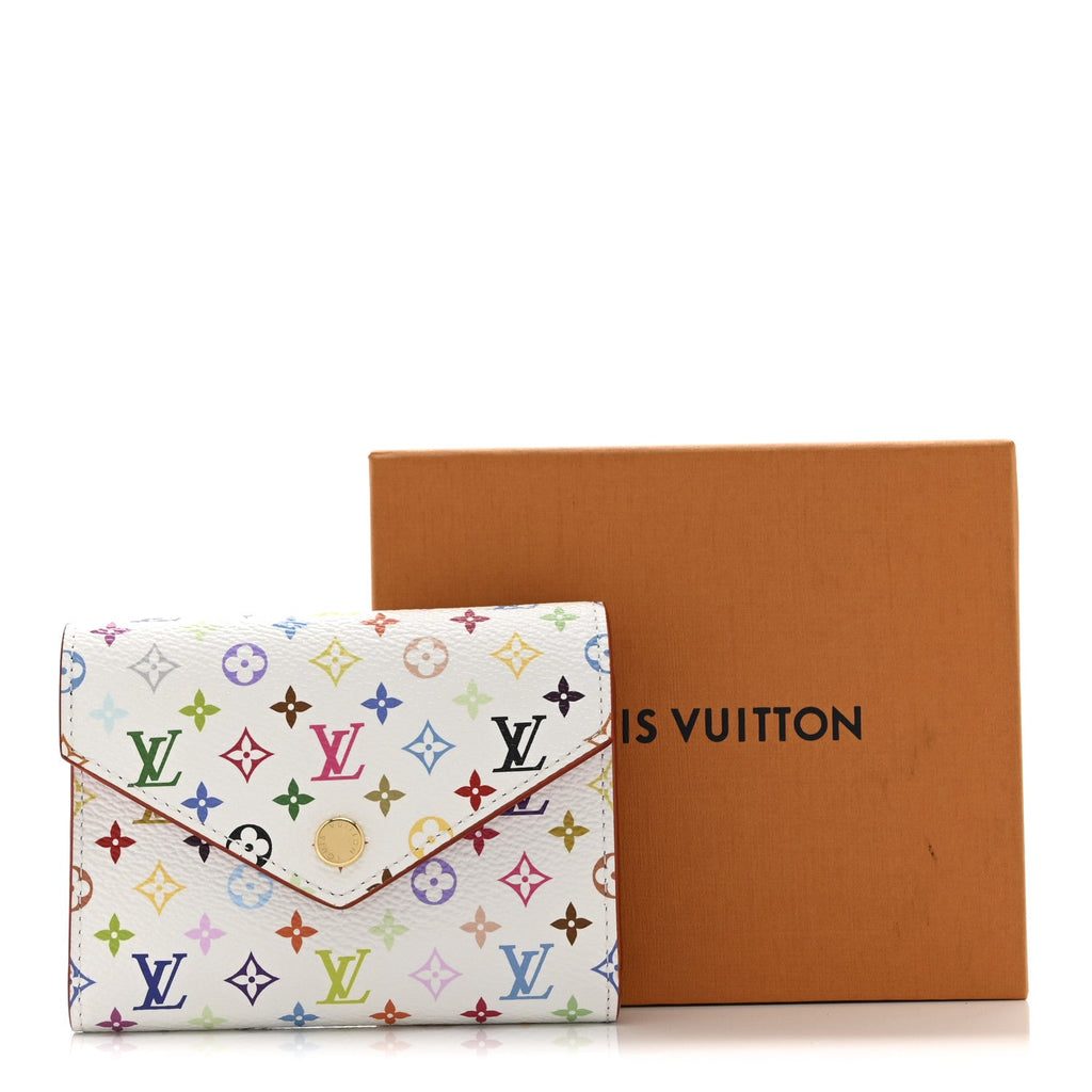 LV x TM Monogram Multicolor Victorine Wallet White