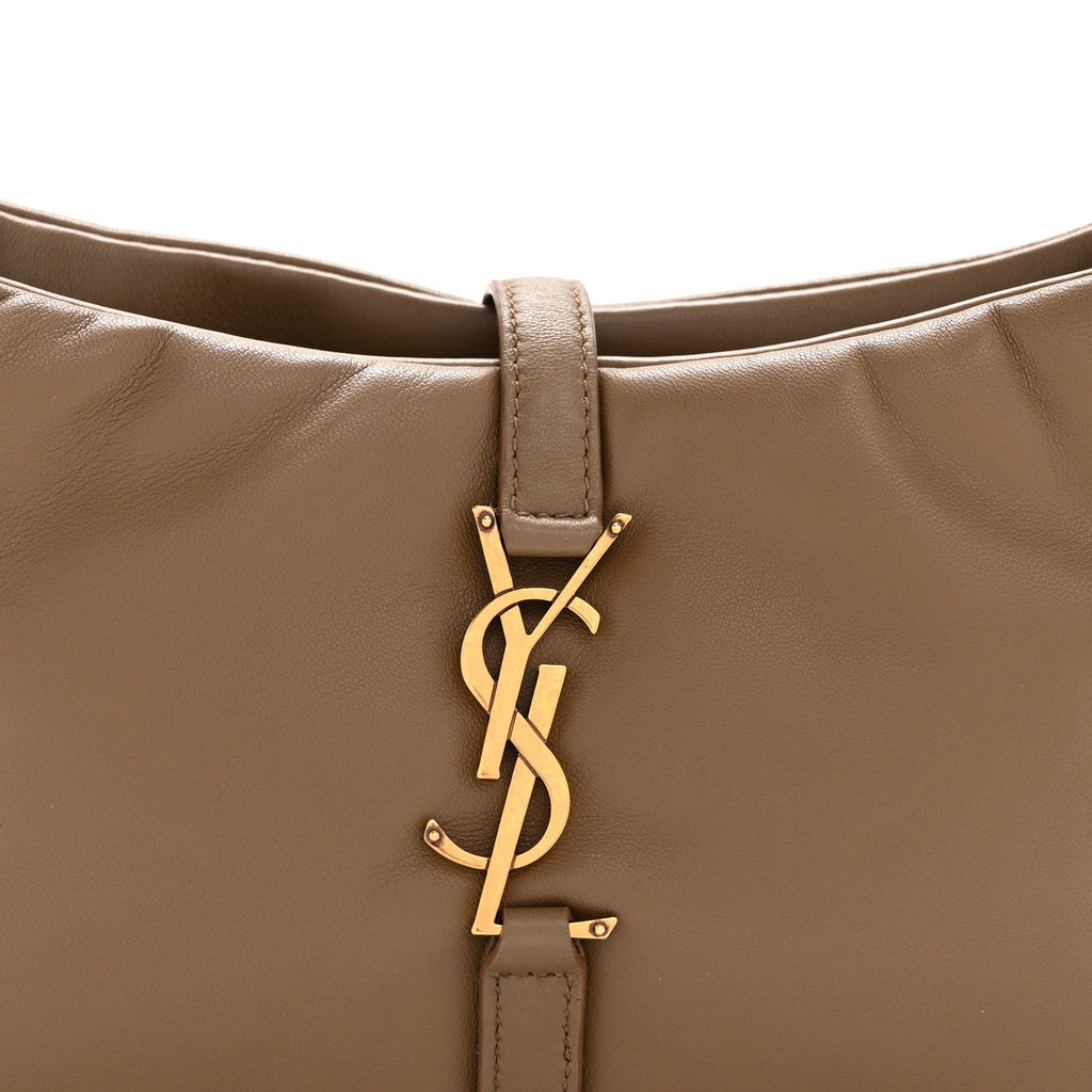 Padded Lambskin Le 5 A 7 Hobo Dark Peanut