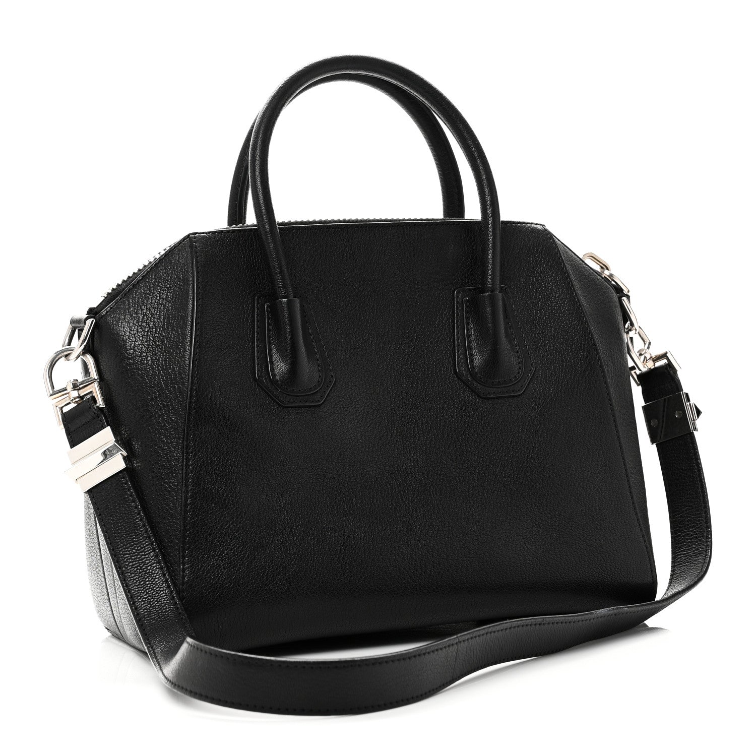 Sugar Goatskin Small Antigona Black