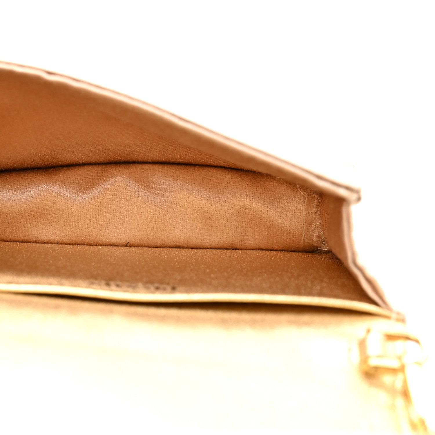 Satin Crystal Metal Triangle Logo  Holder With Strap Platino