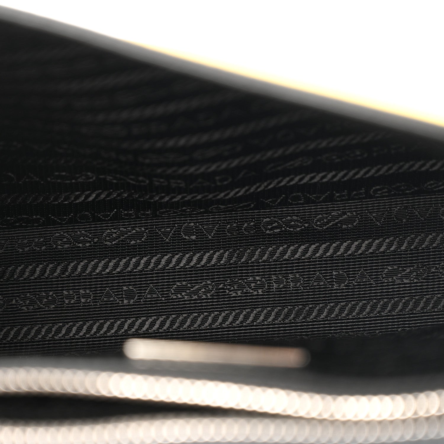Saffiano Cuir Triangle Logo Embossed Flap Crossbody Sole