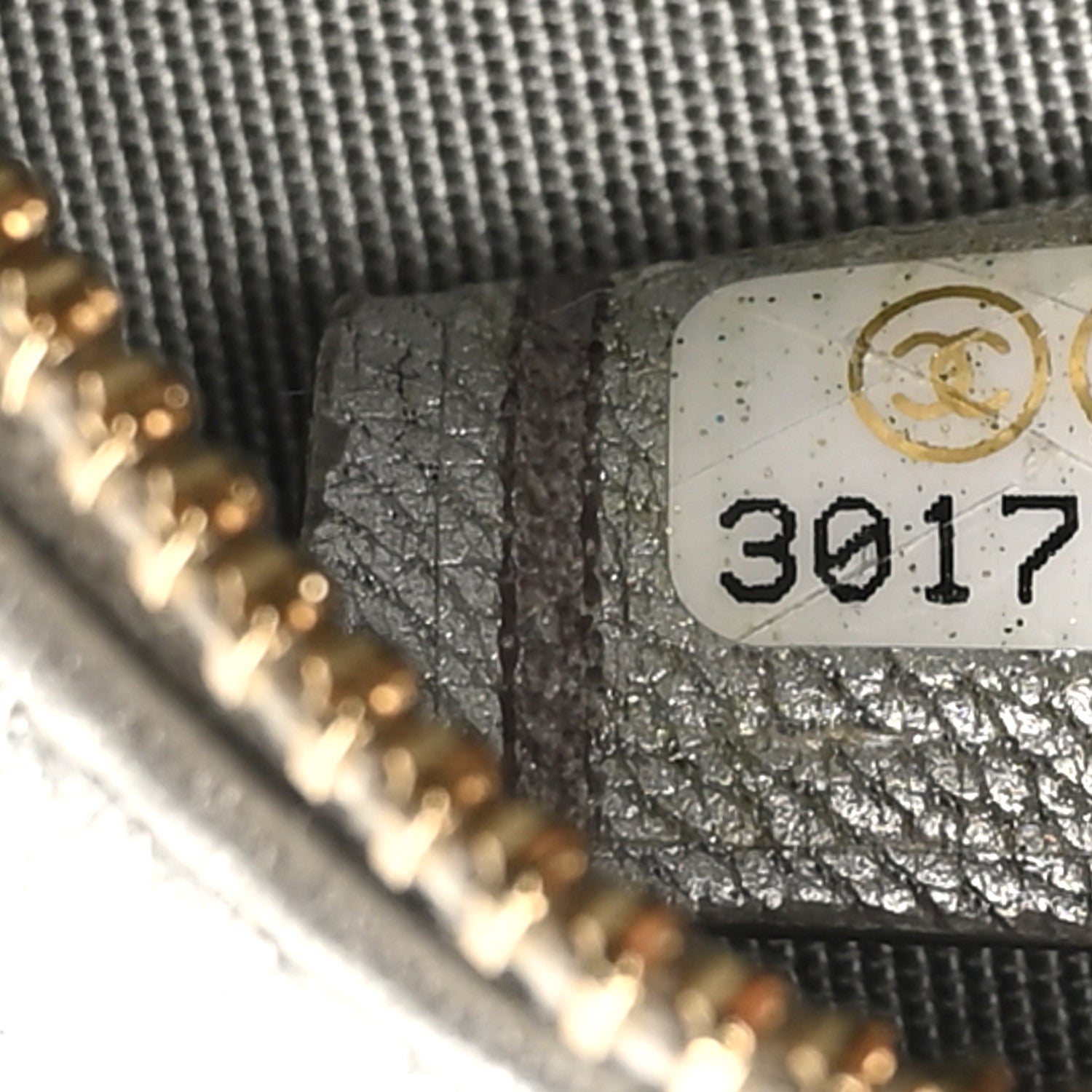 Metallic Lambskin Quilted Chanel 19 Round Clutch With Chain Silver