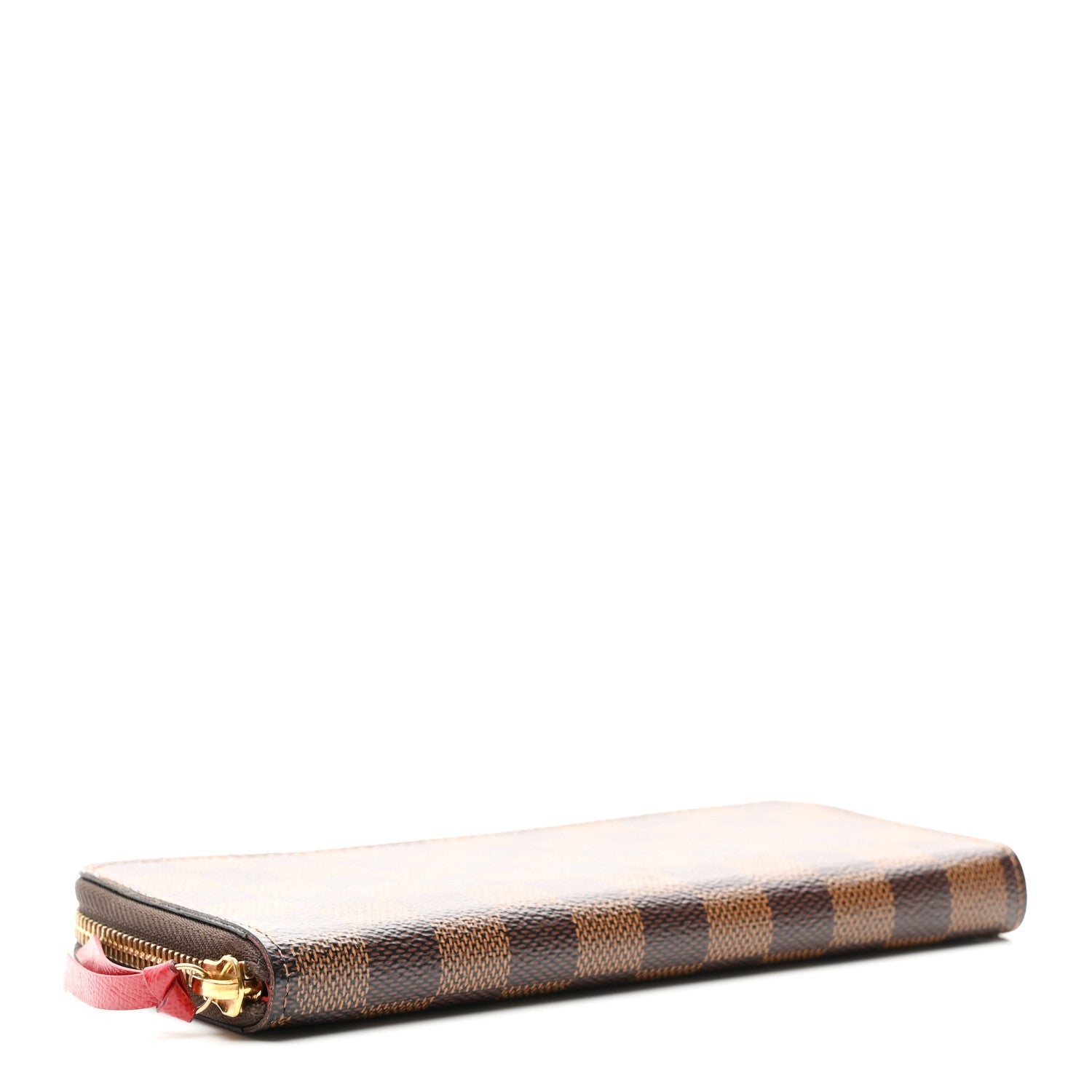 Damier Ebene Clemence Wallet Cherry