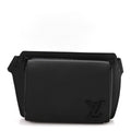 Grained Calfskin Aerogram Takeoff Sling Black