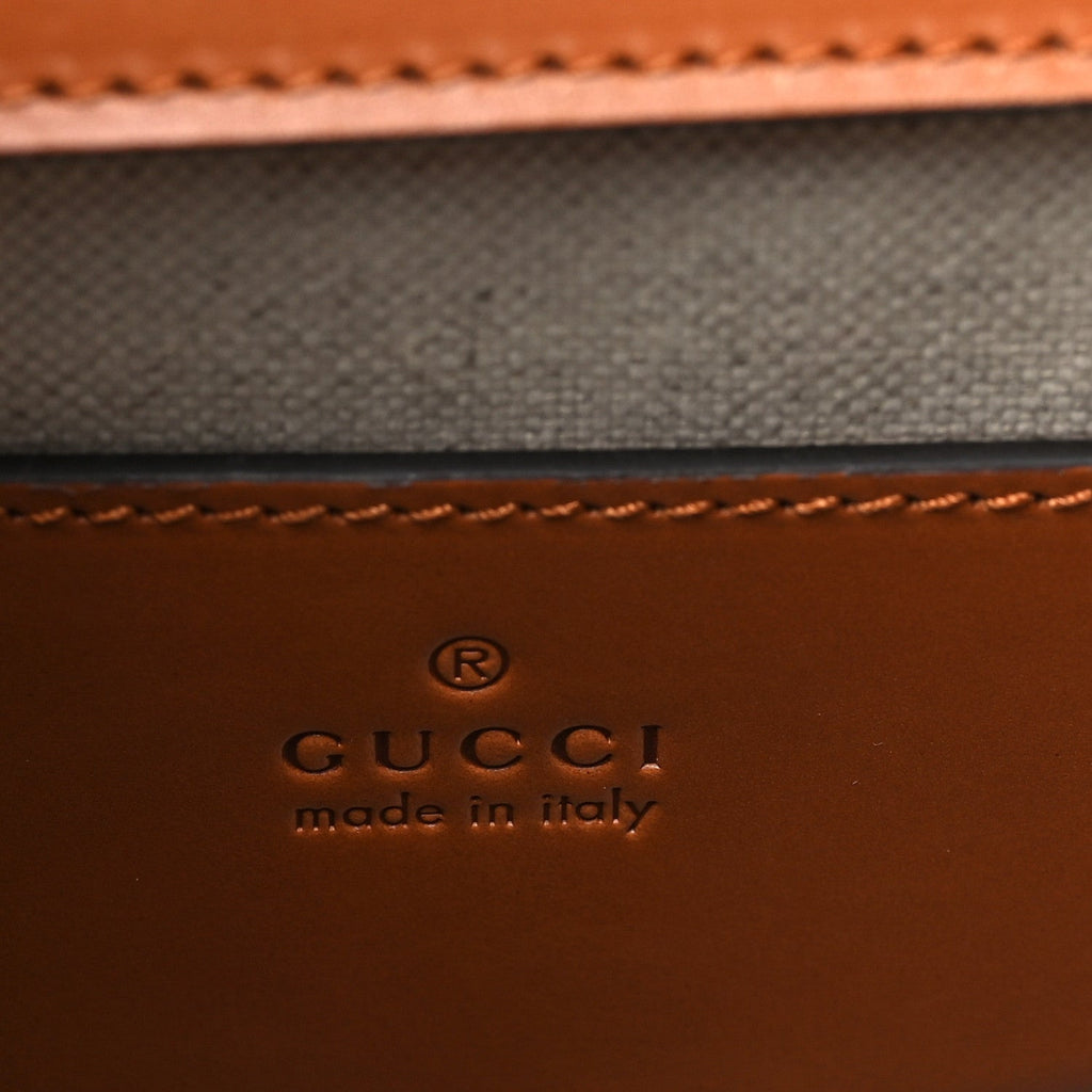 Calfskin Web Small Diana Tote Bag Cuir Yellow Fluo