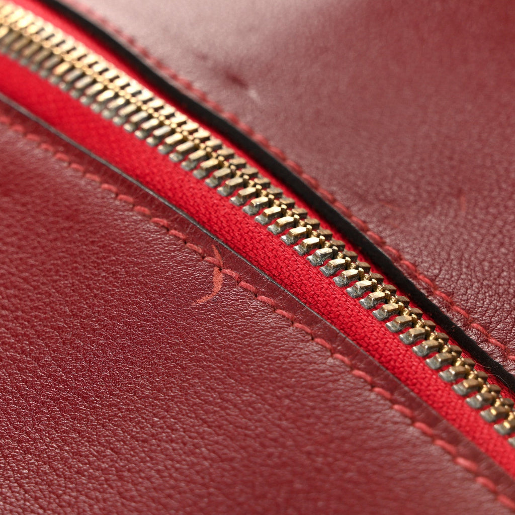 Felt Barenia Feu2Dou Travel Bag Rouge Vif Rouge H