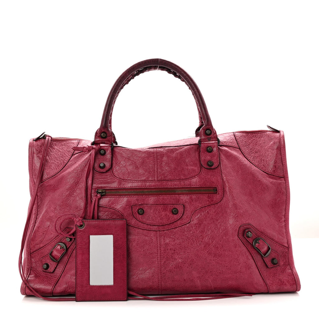 Agneau Classic Hardware Work Pourpre