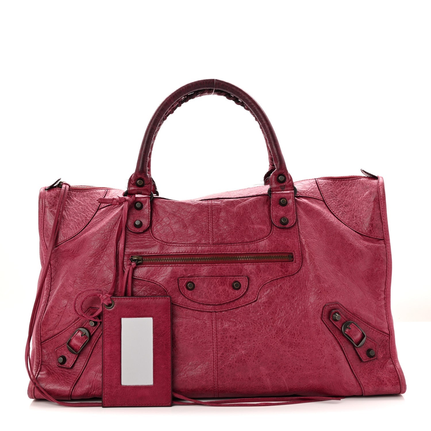 Agneau Classic Hardware Work Pourpre