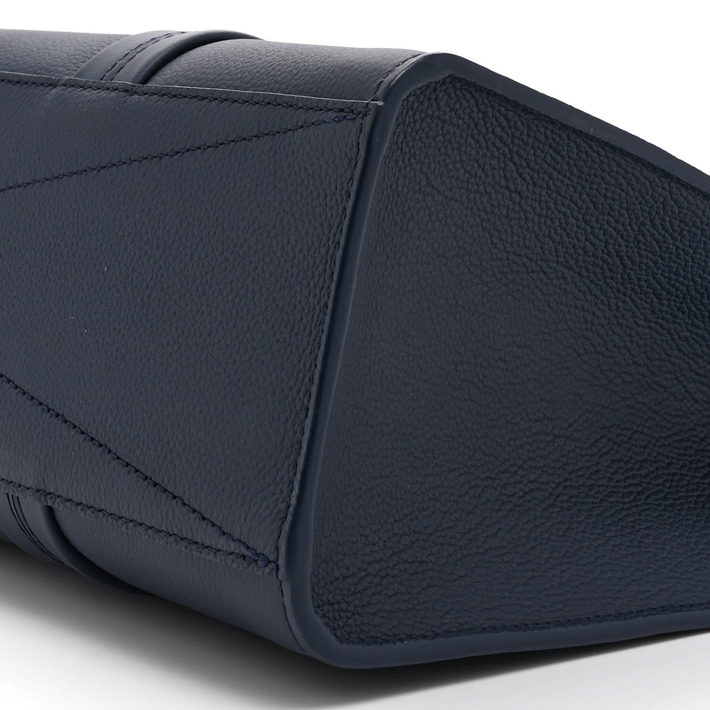 Grained Calfskin LV Aerogram Tote Navy