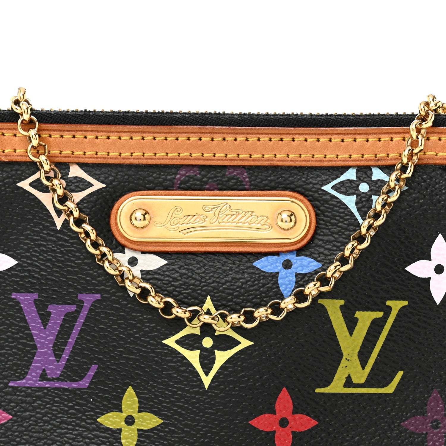 Monogram Multicolor Pochette Milla MM Black