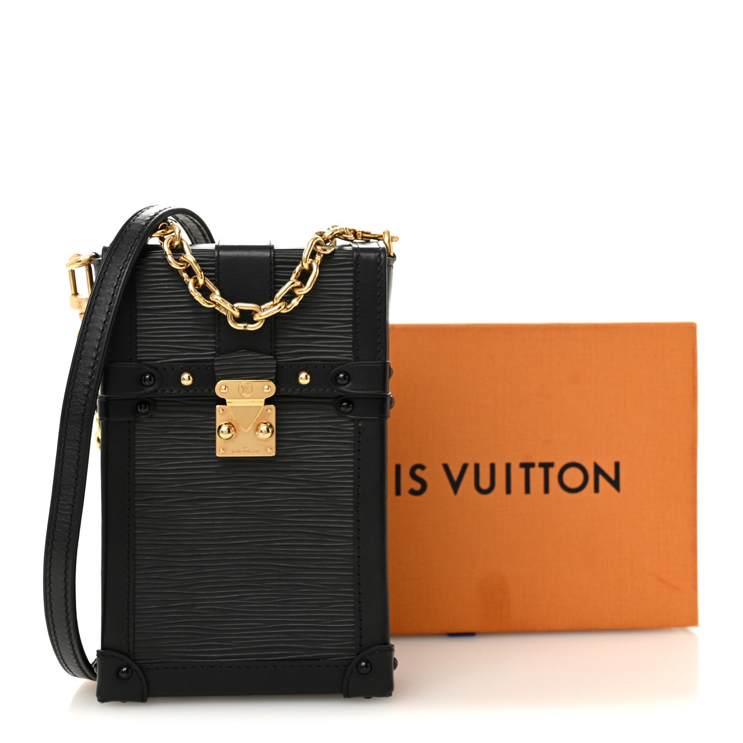 Epi Pochette Trunk Verticale Black