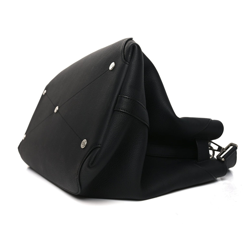 Icons Calfskin Medium Normandie Tote Black
