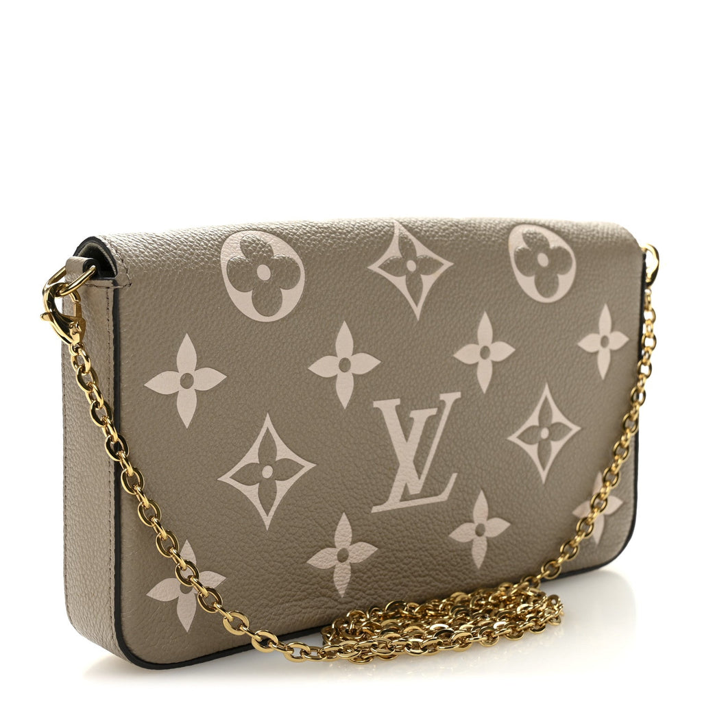 Empreinte Monogram Giant Felicie Pochette Tourterelle Creme