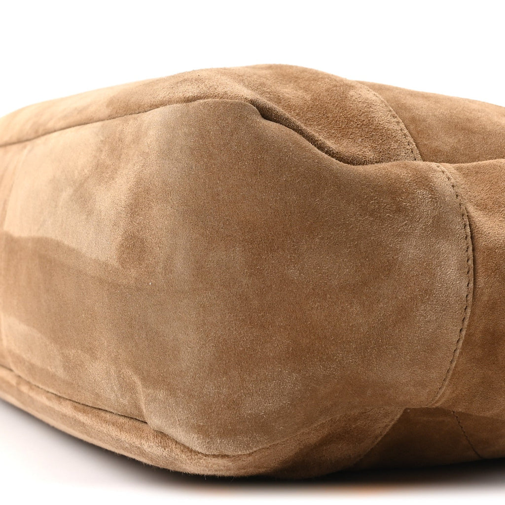 Suede Medium Jamie Shopping Tote Golden Leaf