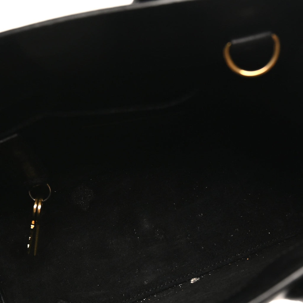Calfskin Nano Sac De Jour Black