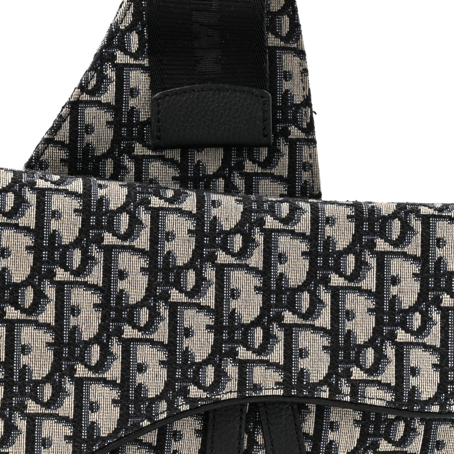 Oblique Mens Saddle Bag Blue