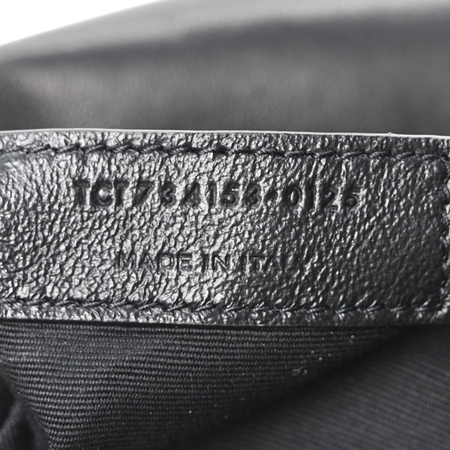 Plunged Lambskin Calypso Black
