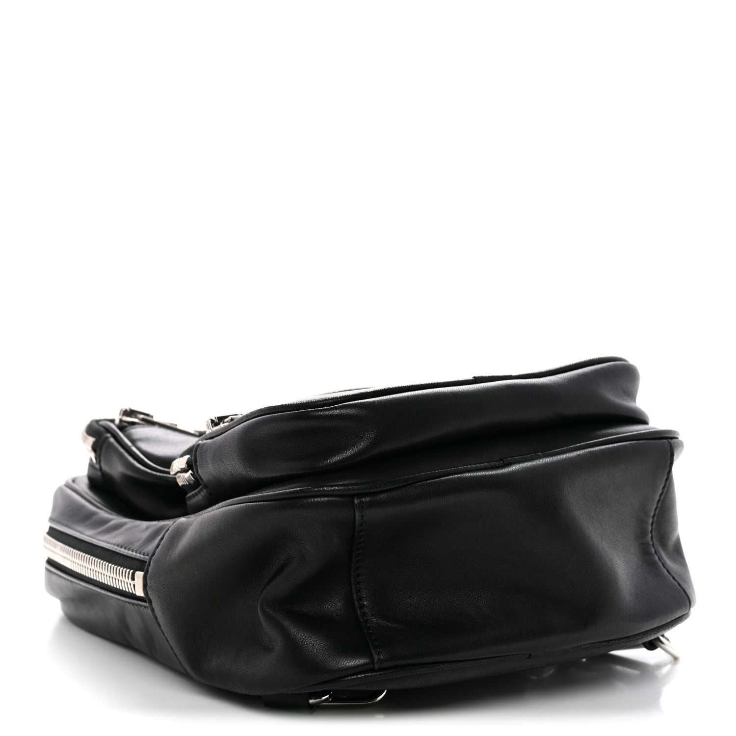 Lambskin Medium Attica Backpack Black