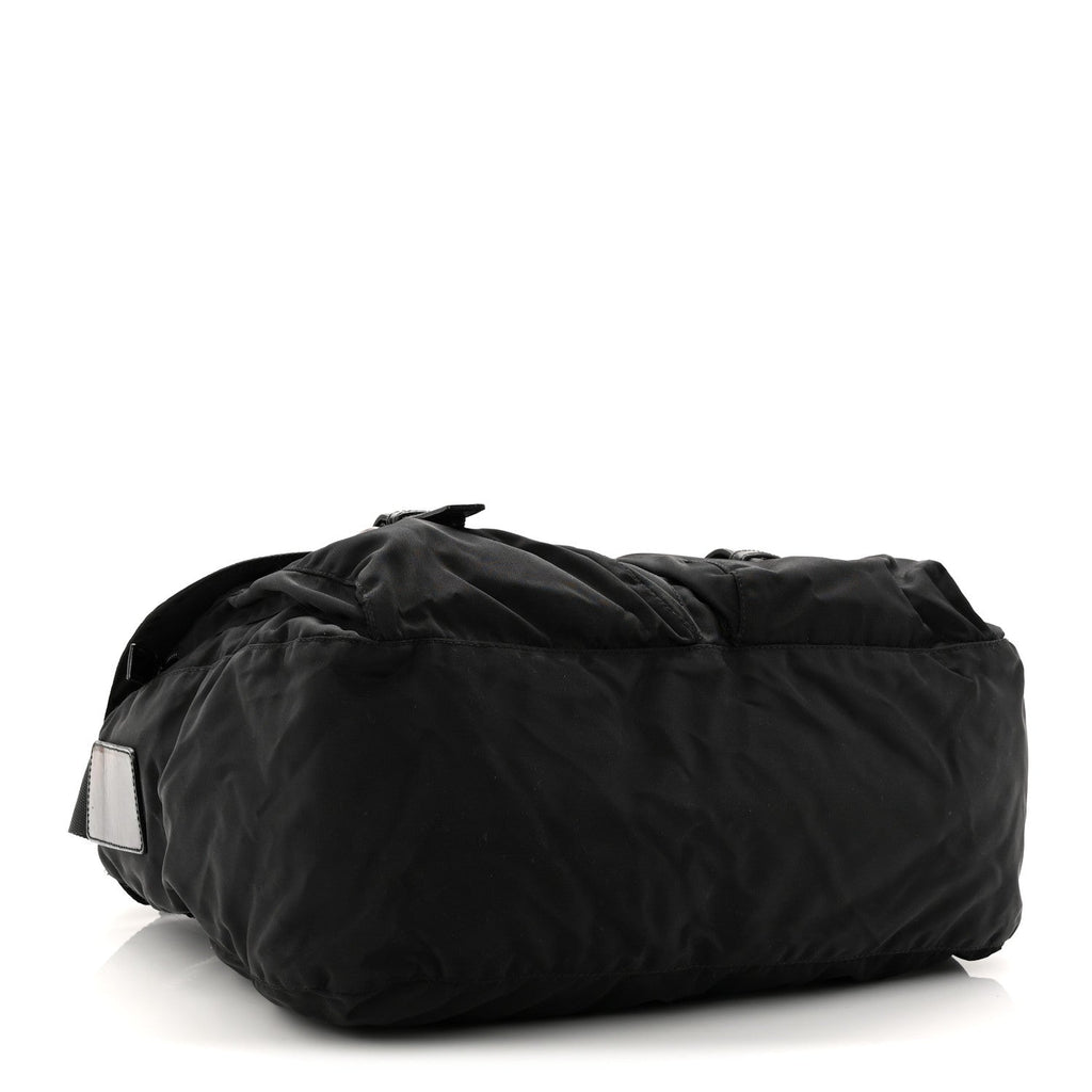 Tessuto Nylon Messenger Bag Black