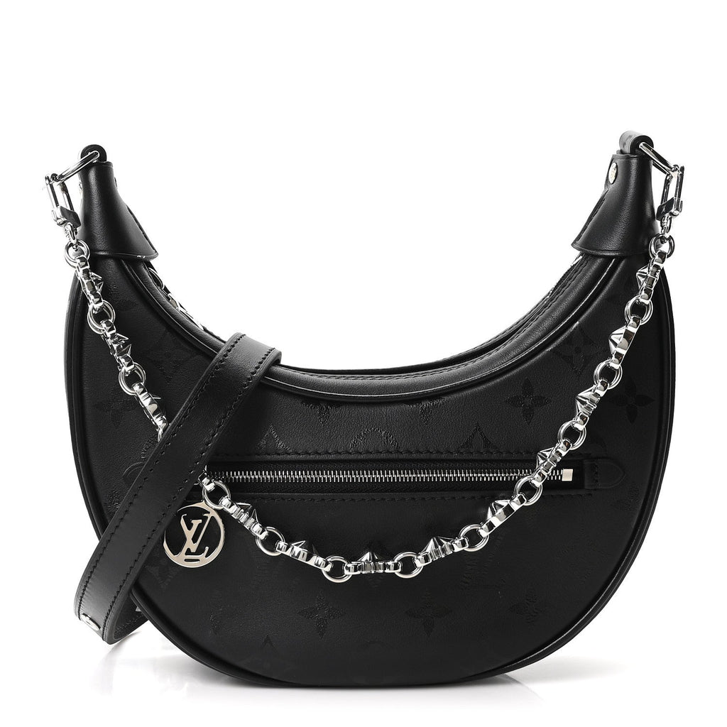 Calfskin Monogram Loop H27 Black
