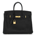 Togo Birkin 25 Black